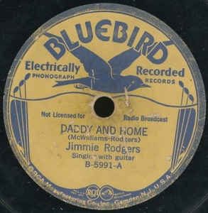 jimmie rodgers sr. - single: bluebird (1935)