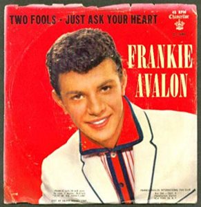 frankie avalon - single 1959 - just ask your heart