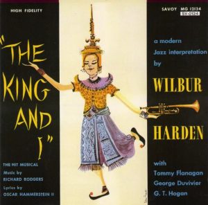 Wilbur Harden trompetist op het album The King and I uitgebracht 1957